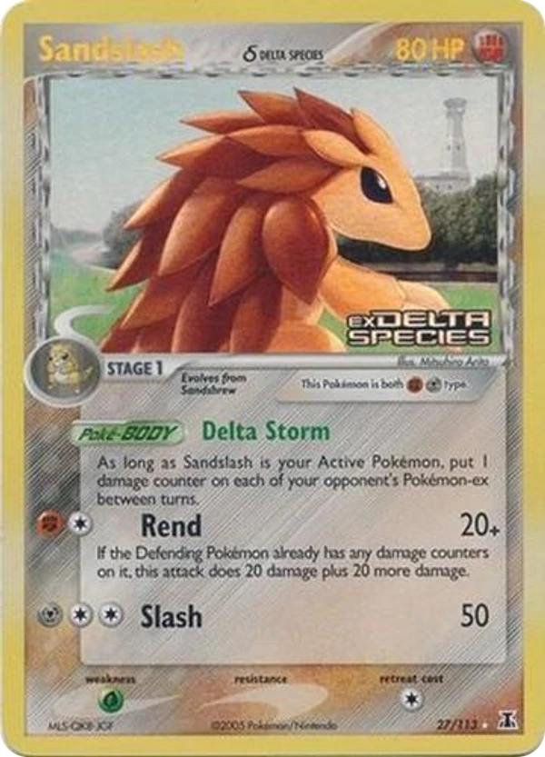 Sandslash δ — Delta Species #027 / 113