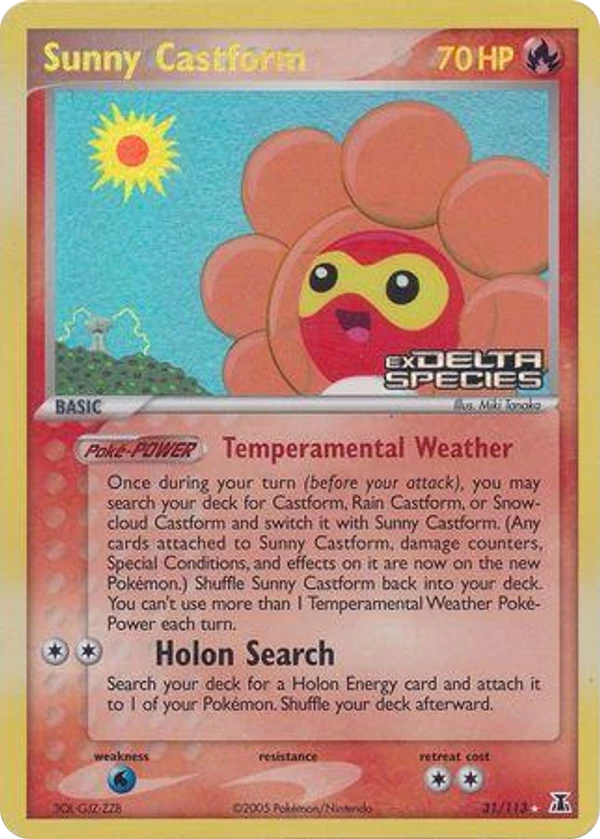 Sunny Castform — Delta Species #031 / 113