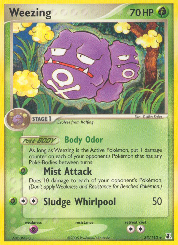Weezing — Delta Species #033 / 113