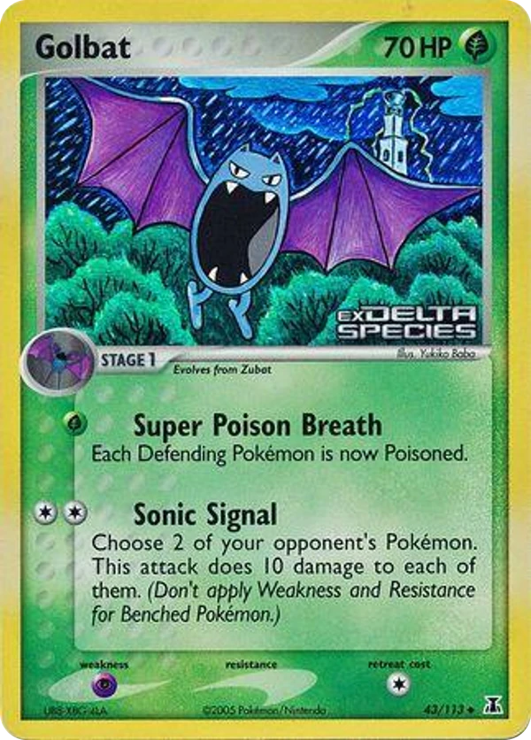 Golbat — Delta Species #043 / 113