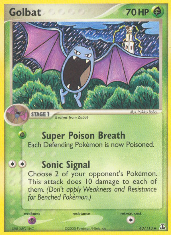 Golbat — Delta Species #043 / 113