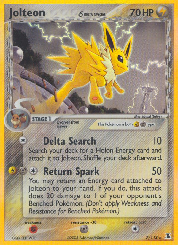 Jolteon δ — Delta Species #007 / 113