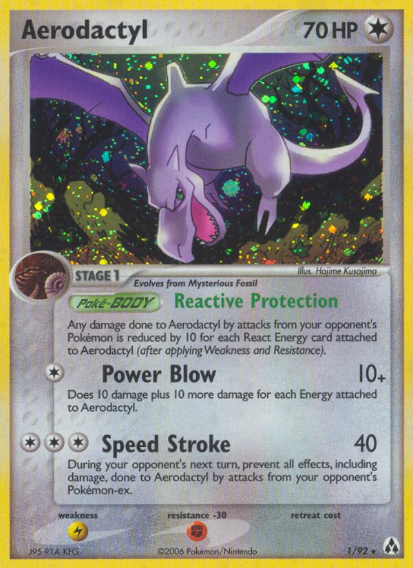 Aerodactyl — Legend Maker #001 / 92