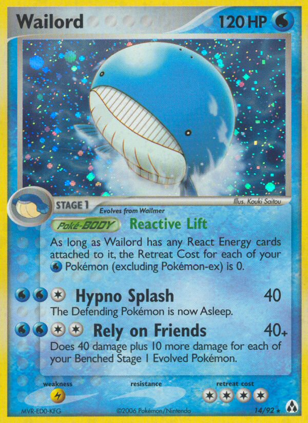 Wailord — Legend Maker #014 / 92