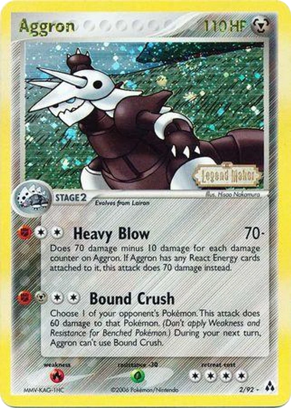 Aggron — Legend Maker #002 / 92