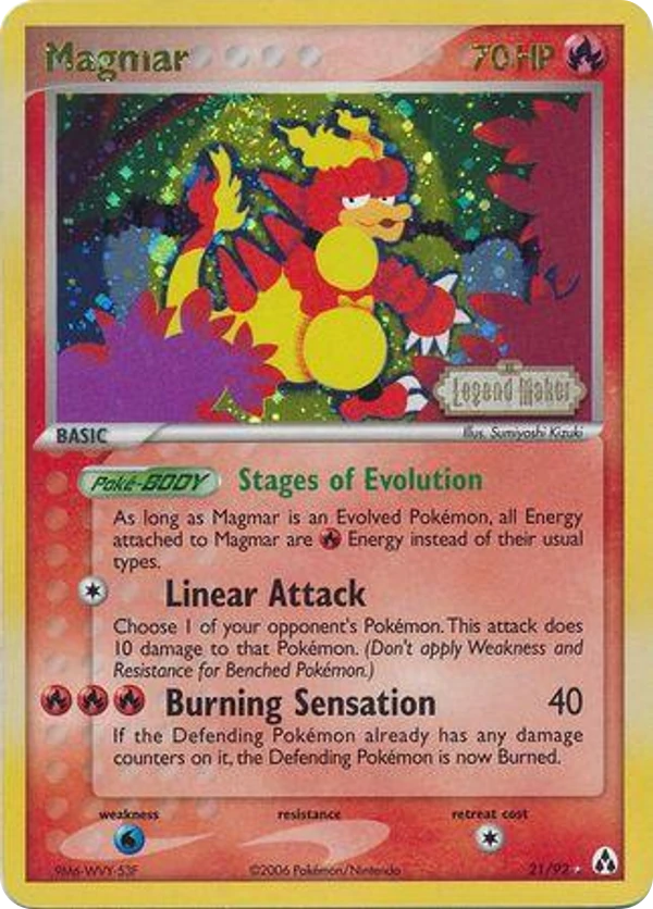 Magmar — Legend Maker #021 / 92