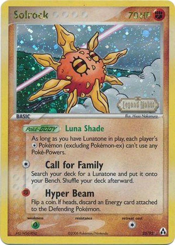 Solrock — Legend Maker #025 / 92