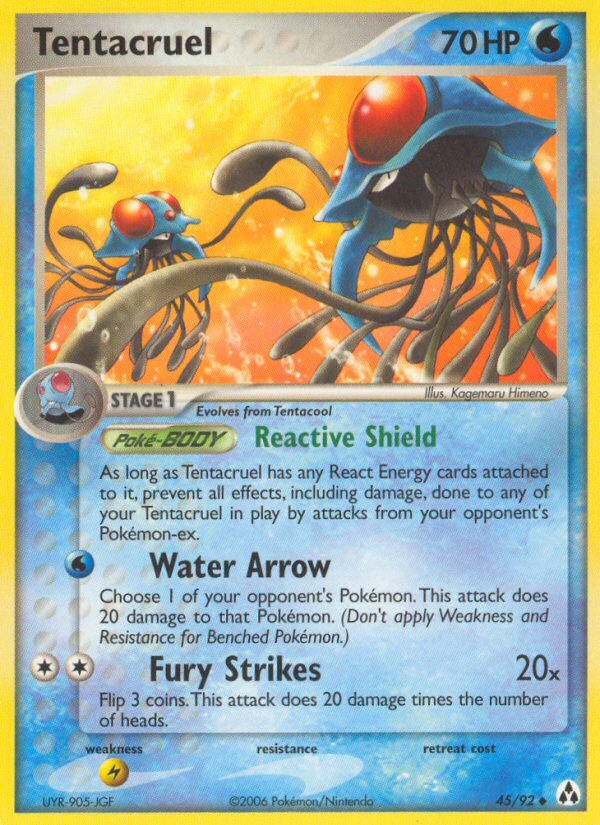 Tentacruel — Legend Maker #045 / 92