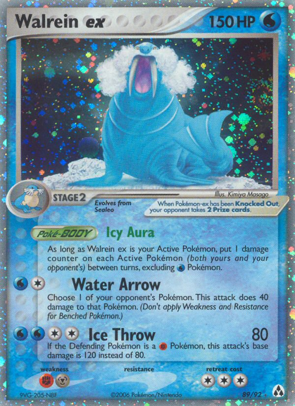 Walrein ex — Legend Maker #089 / 92