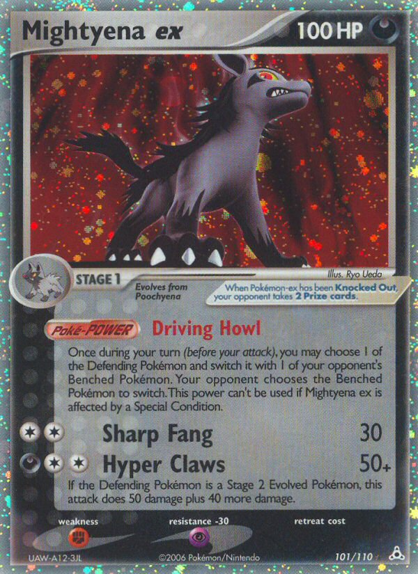 Mightyena ex — Holon Phantoms #101 / 110