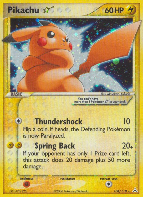 Pikachu ☆ — Holon Phantoms #104 / 110