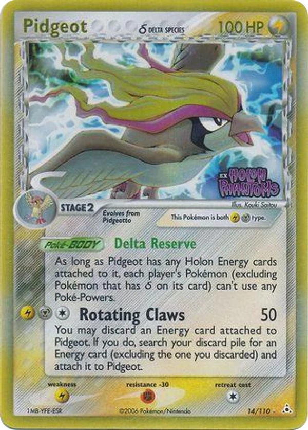 Pidgeot δ — Holon Phantoms #014 / 110