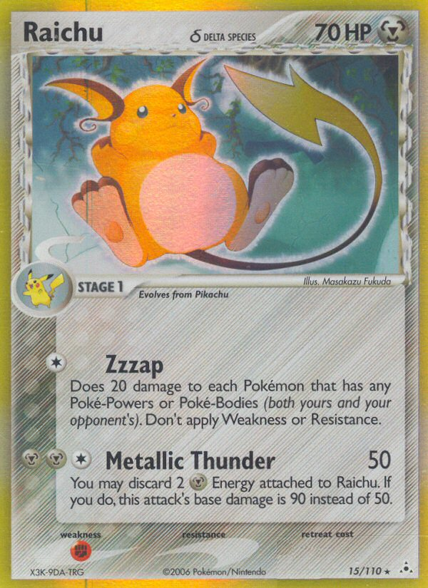 Raichu δ — Holon Phantoms #015 / 110