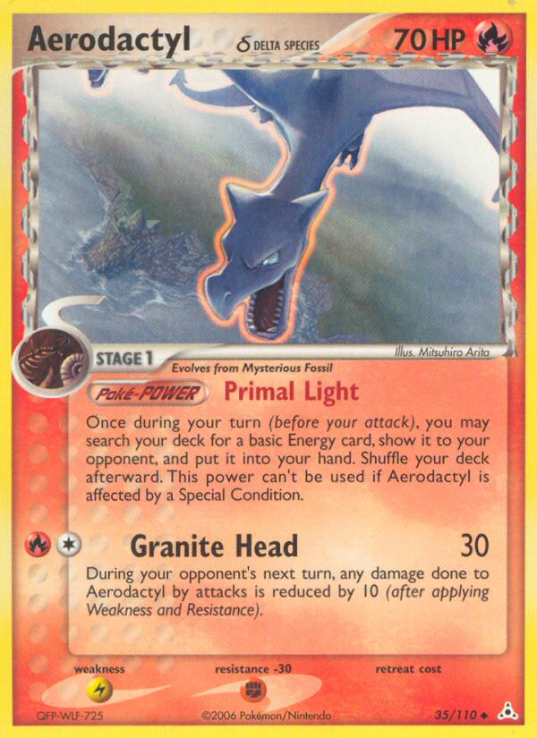 Aerodactyl δ — Holon Phantoms #035 / 110
