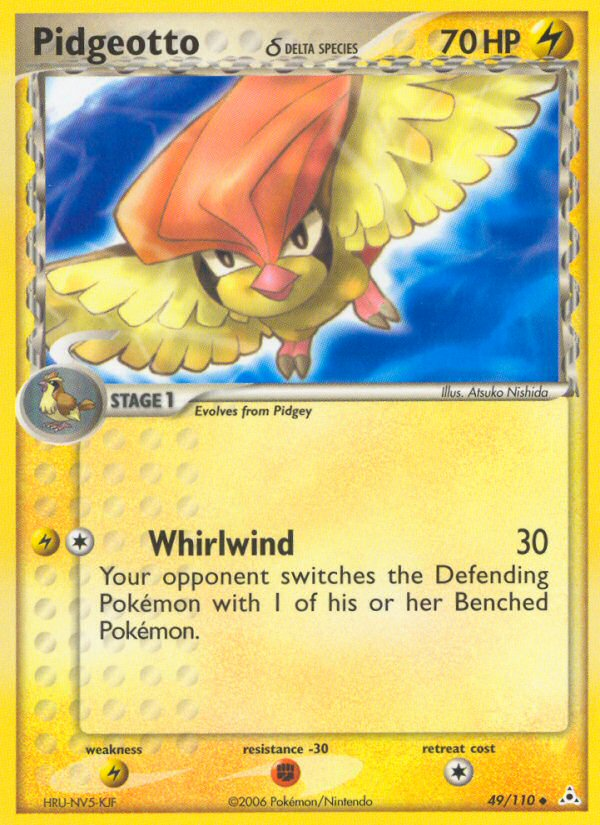 Pidgeotto δ — Holon Phantoms #049 / 110
