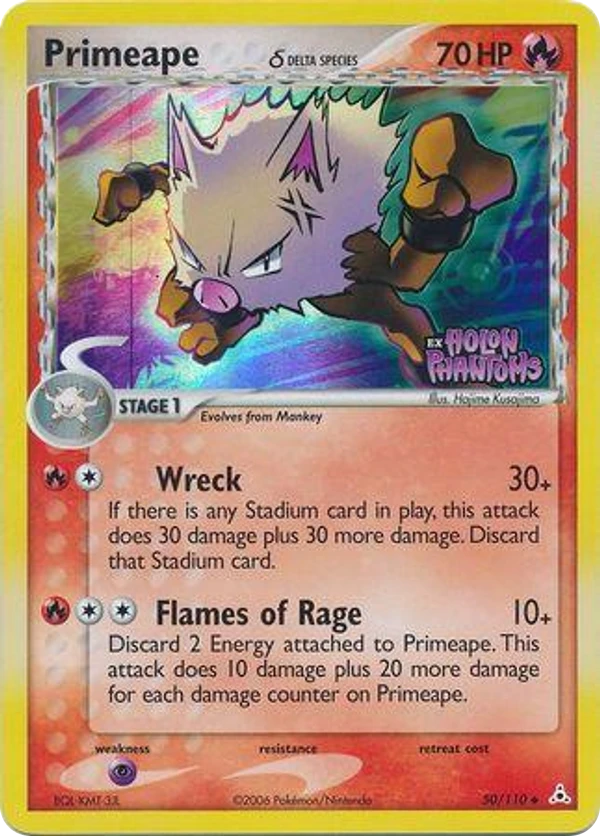 Primeape δ — Holon Phantoms #050 / 110
