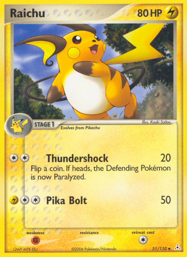 Raichu — Holon Phantoms #051 / 110