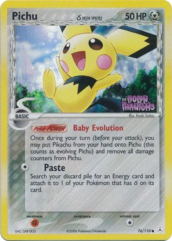 Pichu δ — Holon Phantoms #076 / 110