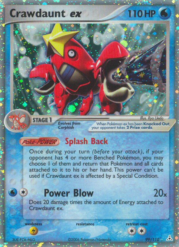Crawdaunt ex — Holon Phantoms #099 / 110