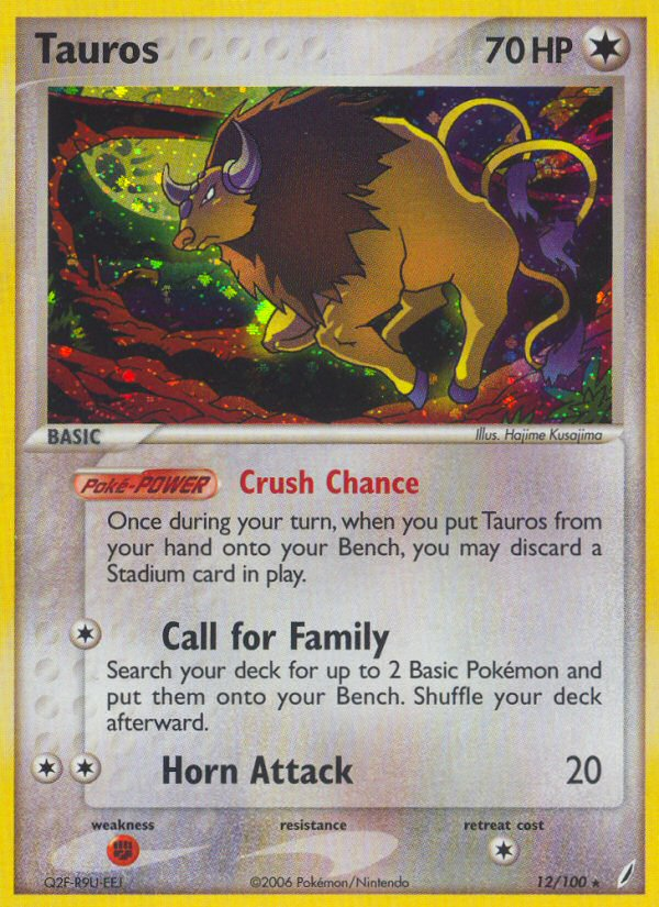 Tauros — Crystal Guardians #012 / 100