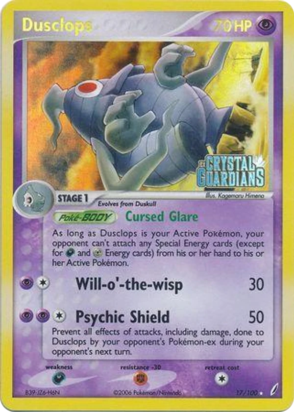 Dusclops — Crystal Guardians #017 / 100