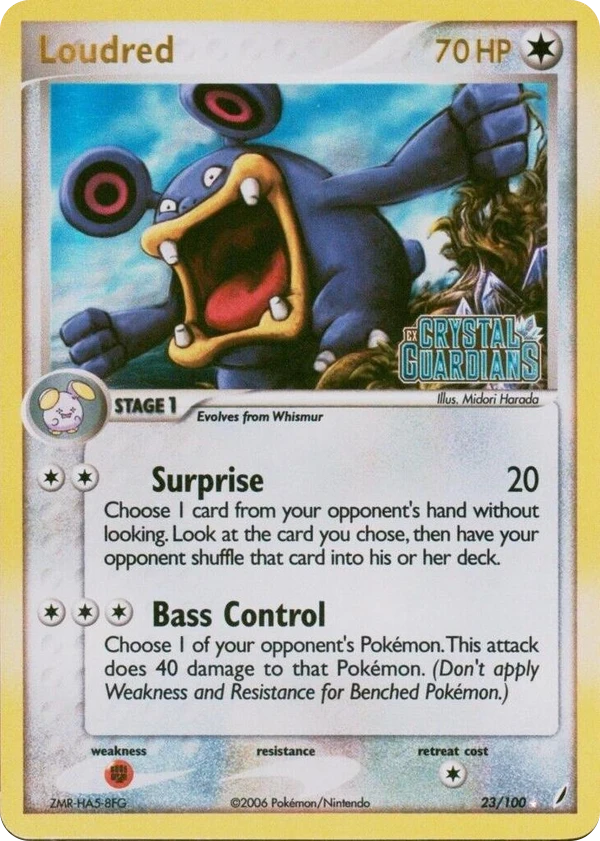 Loudred — Crystal Guardians #023 / 100