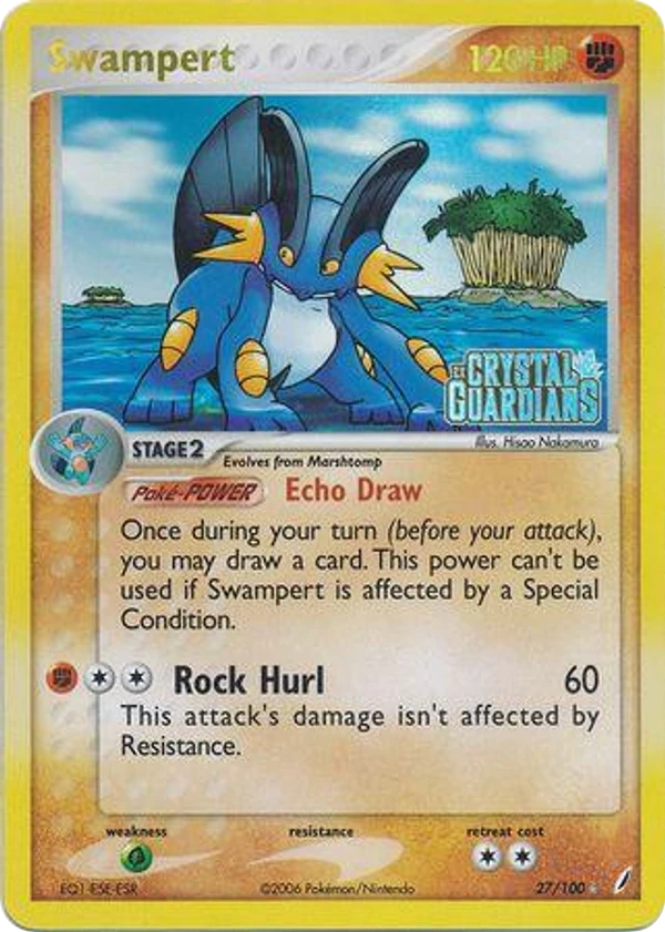 Swampert — Crystal Guardians #027 / 100