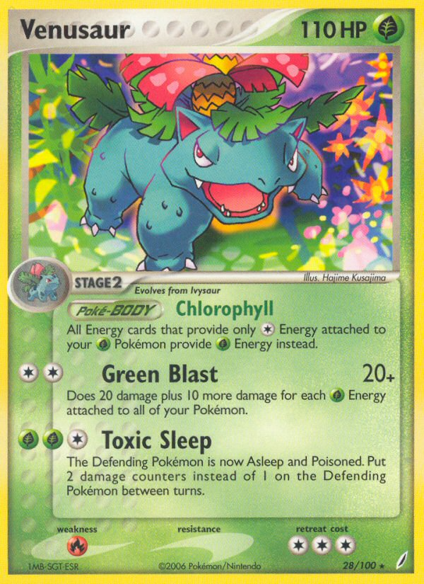 Venusaur — Crystal Guardians #028 / 100