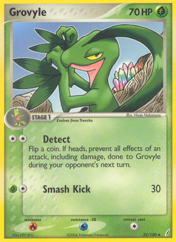 Grovyle — Crystal Guardians #032 / 100