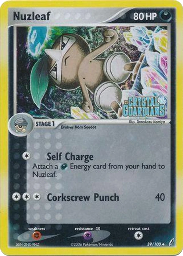 Nuzleaf — Crystal Guardians #039 / 100