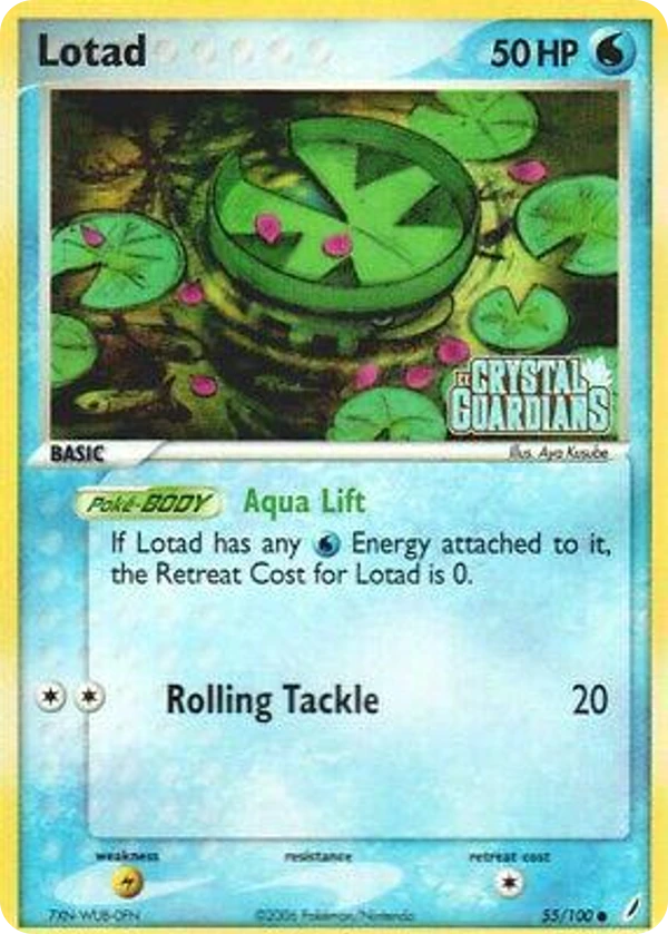 Lotad — Crystal Guardians #055 / 100