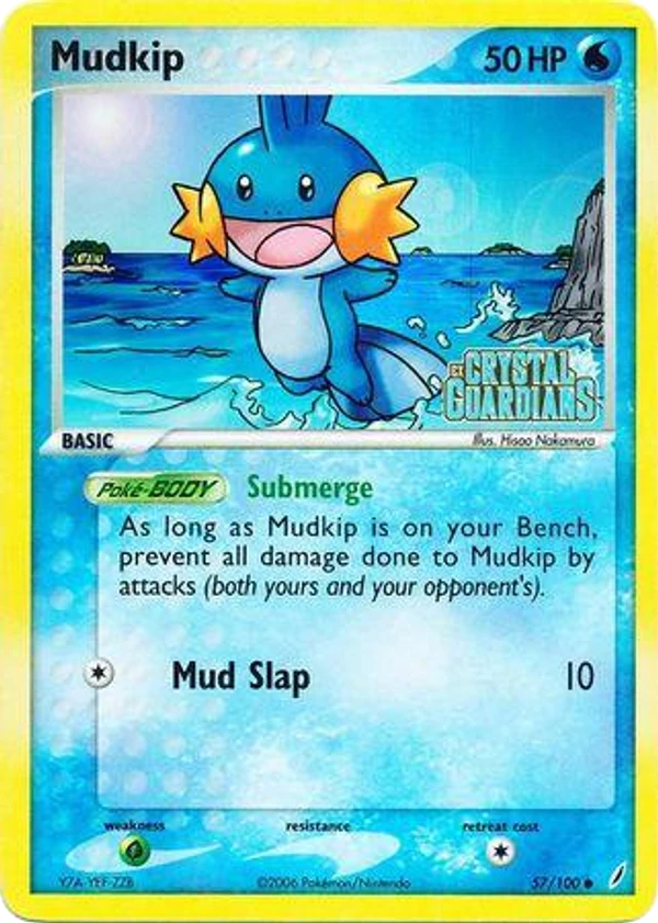 Mudkip — Crystal Guardians #057 / 100