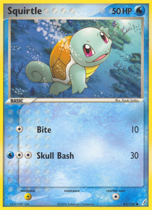 Squirtle — Crystal Guardians #063 / 100