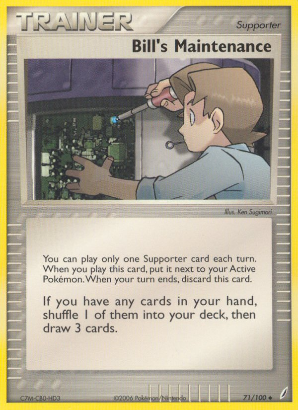 Bill's Maintenance — Crystal Guardians #071 / 100