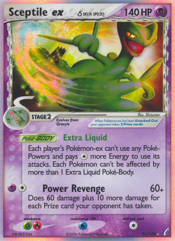Sceptile ex δ — Crystal Guardians #096 / 100