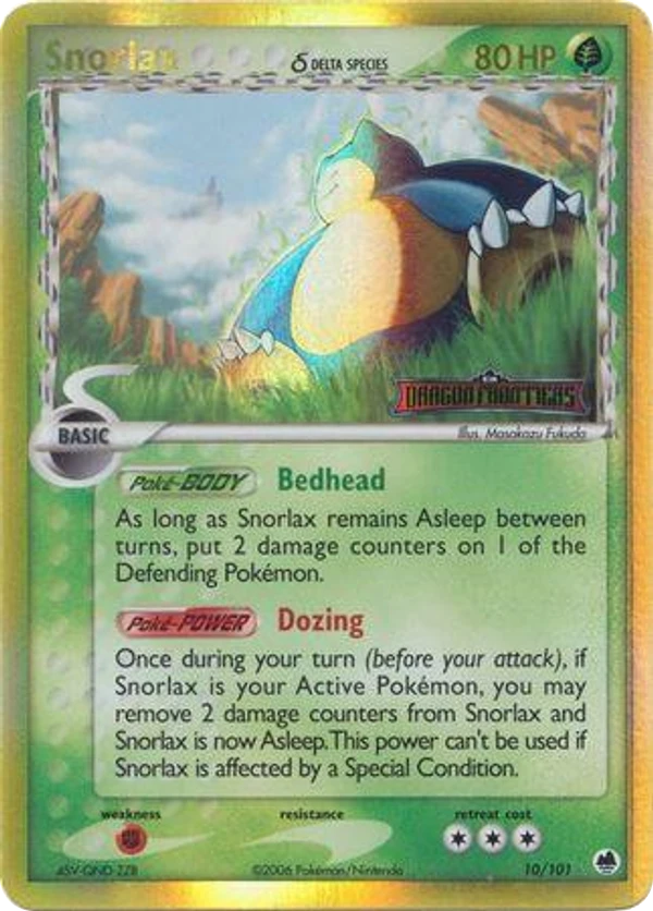 Snorlax δ — Dragon Frontiers #010 / 101