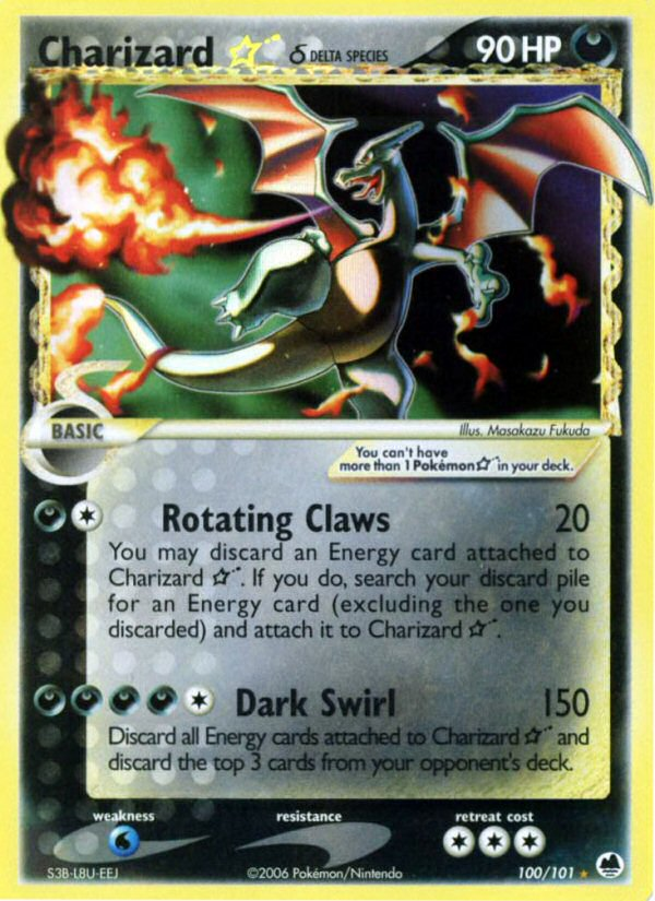 Charizard ☆ δ — Dragon Frontiers #100 / 101
