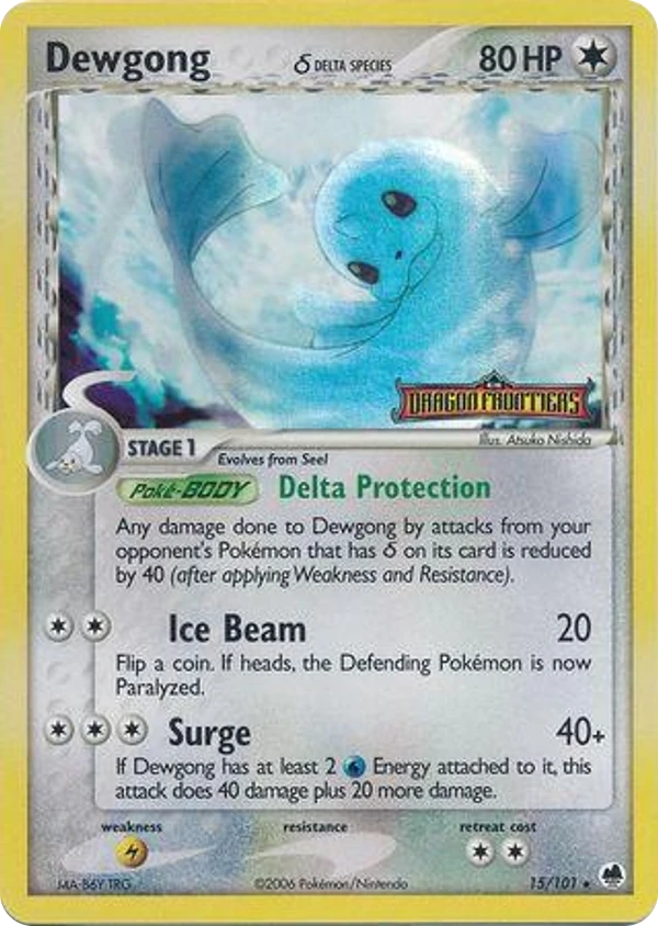 Dewgong δ — Dragon Frontiers #015 / 101