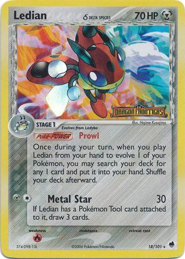 Ledian δ — Dragon Frontiers #018 / 101