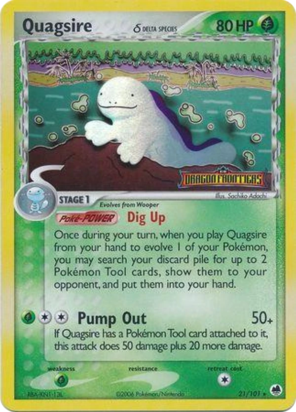Quagsire δ — Dragon Frontiers #021 / 101