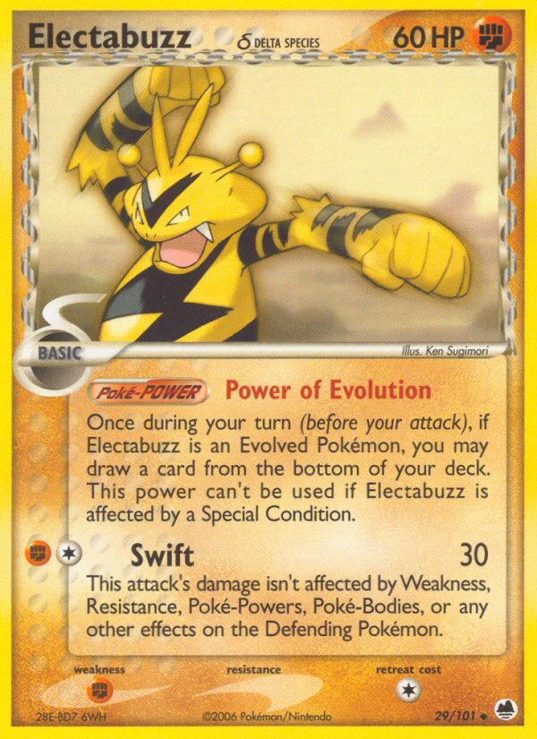 Electabuzz δ — Dragon Frontiers #029 / 101