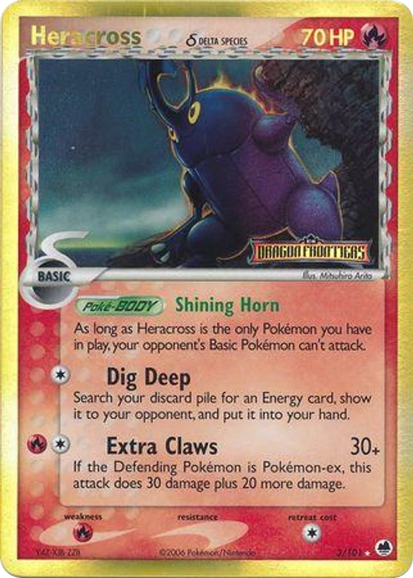 Heracross δ — Dragon Frontiers #003 / 101