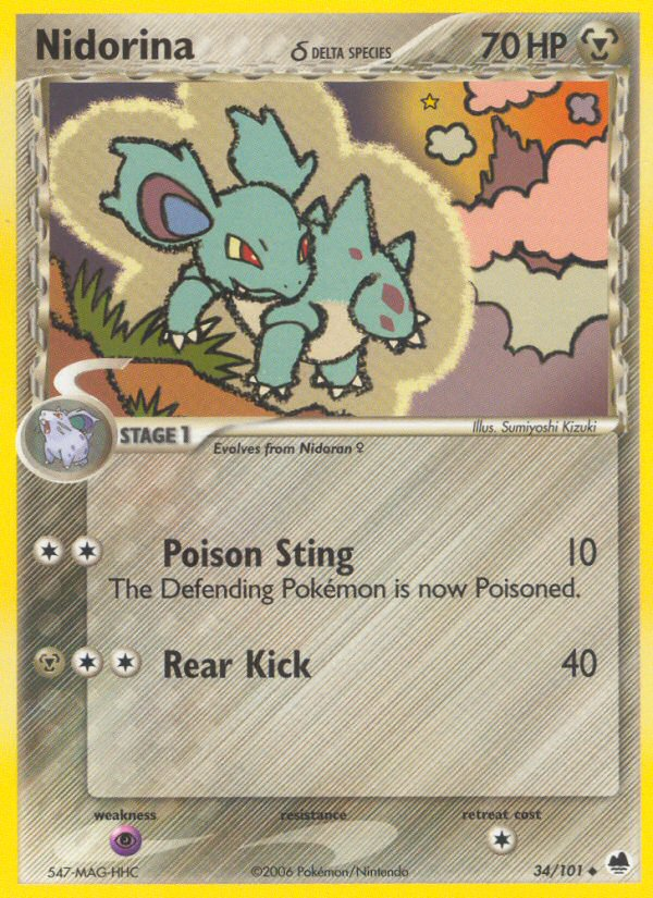 Nidorina δ — Dragon Frontiers #034 / 101