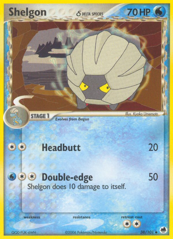 Shelgon δ — Dragon Frontiers #038 / 101