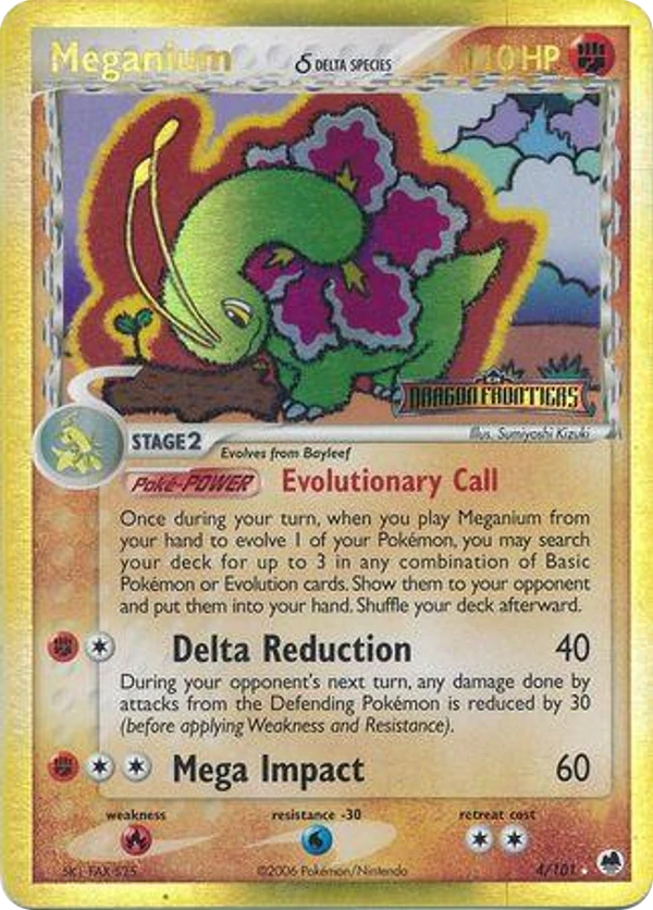 Meganium δ — Dragon Frontiers #004 / 101