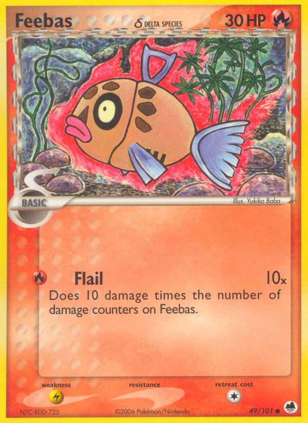 Feebas δ — Dragon Frontiers #049 / 101