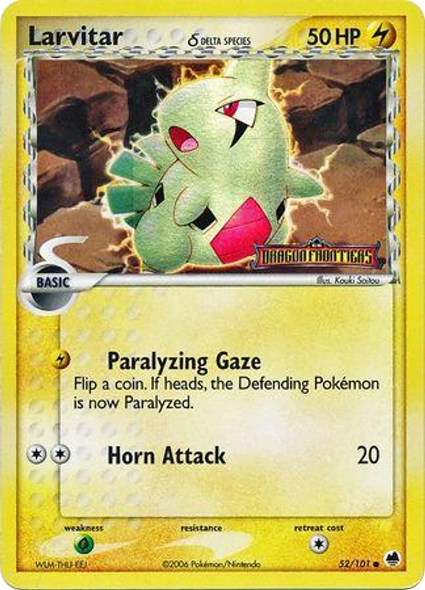 Larvitar δ — Dragon Frontiers #052 / 101