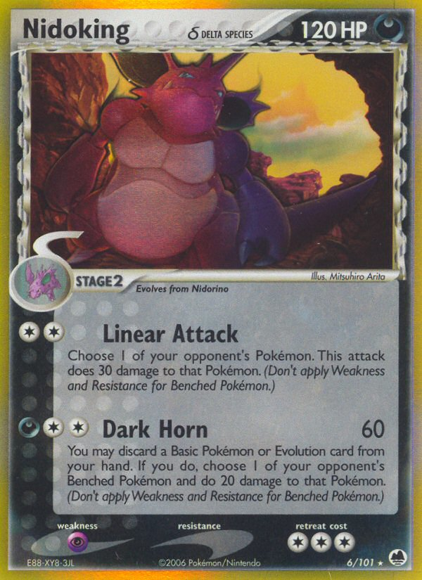 Nidoking δ — Dragon Frontiers #006 / 101