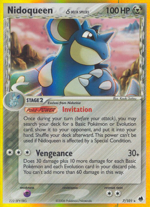 Nidoqueen δ — Dragon Frontiers #007 / 101