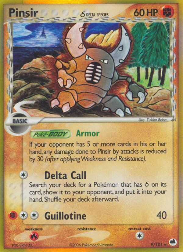 Pinsir δ — Dragon Frontiers #009 / 101
